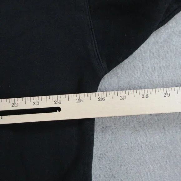 Fear of God Essentials Stretch Limo Hoodie Adult Medium Black Logo Spellout EUC - Picture 7 of 9